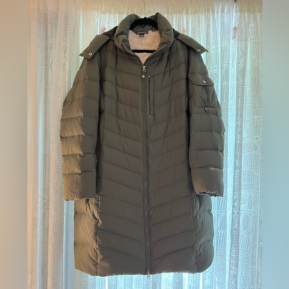 Eddie Bauer Women’s Sun Valley Down Parka • 2x • sage green - Picture 3 of 9